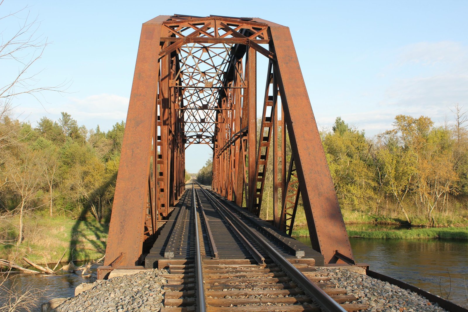 Looking east